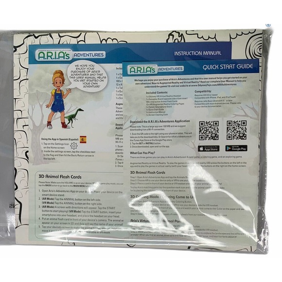 NEW Odyssey ARIA's Adventures Educational Game Augmented Virtual Reality Headset - Picture 6 of 12